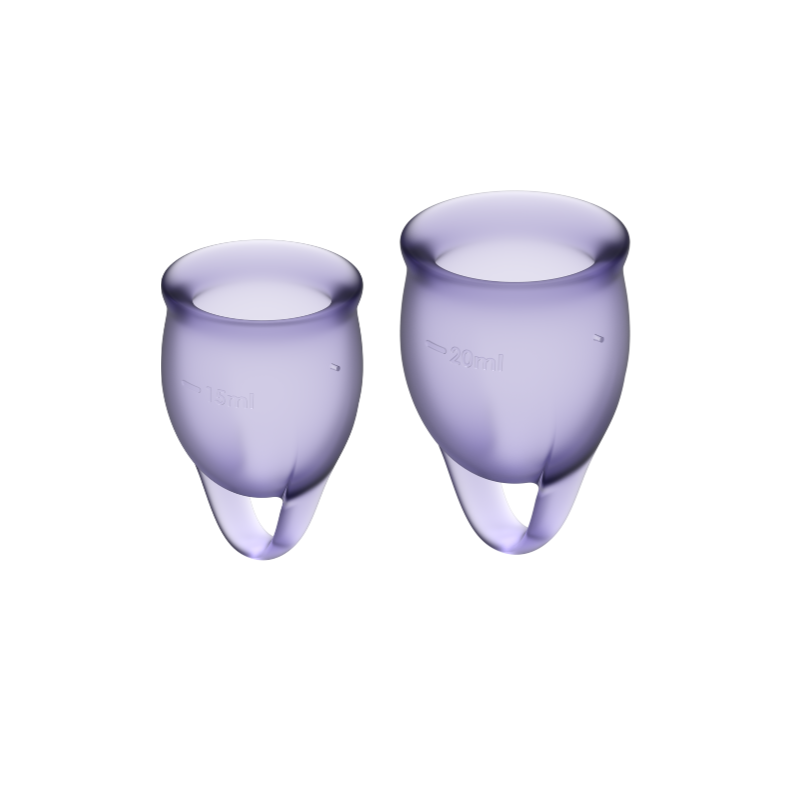 SATISFYER - COUPE MENSTRUELLE FEEL CONFIDENT VIOLET 15 20 ML