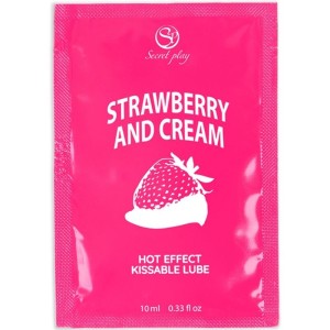 SECRETPLAY - LUBRIFIANT UNIDOSE FRAISES and CRÈME 10ML