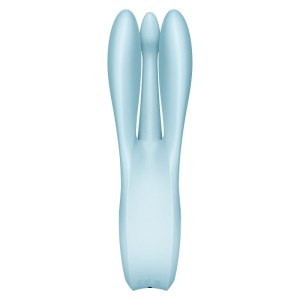 SATISFYER - VIBRATEUR THREESOME 1 BLEU