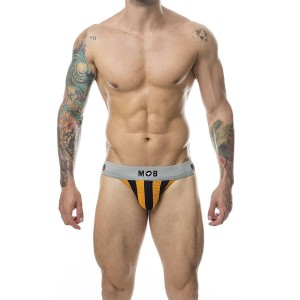 MOB - JOCK CLASSIQUE À RAYURES ORANGE TAILLE L