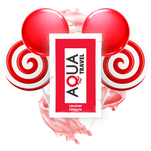 AQUA TRAVEL - LUBRIFIANT À BASE DEAU SAVEUR SUCE 6 ML
