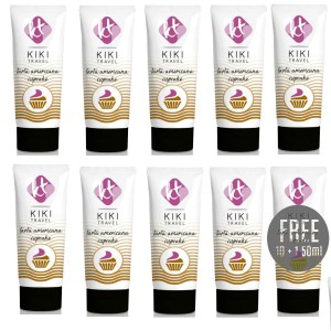 KIKÍ TRAVEL - LUBRIFIANT CUPCAKE 50 ML 10 1 GRATUIT
