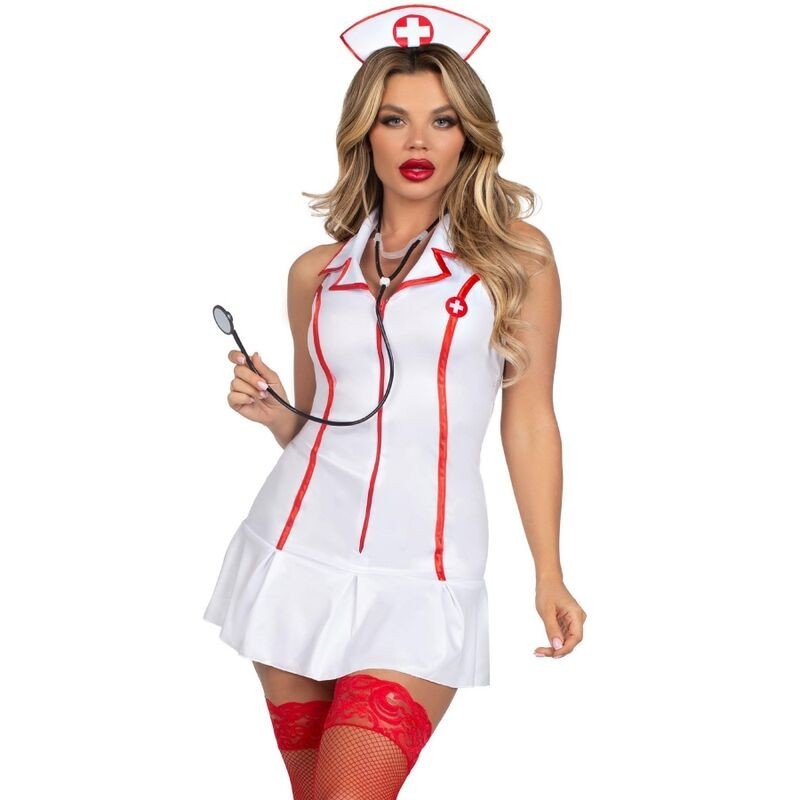 LEG AVENUE - COSTUME DINFIRMIÈRE EN CHEF BLANC M-L