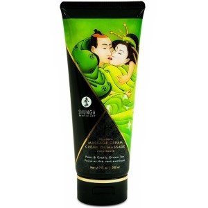 SHUNGA - CRÈME DE MASSAGE POIRE and THÉ VERT 200 ML