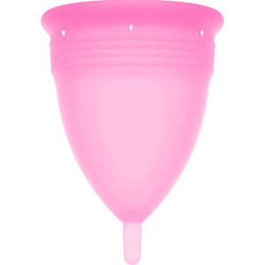 STERCUP - COUPE MENSTRUELLE EN SILICONE FDA ROSE - TAILLE L