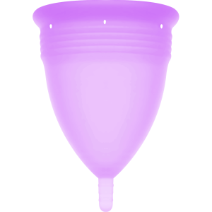 STERCUP - COUPE MENSTRUELLE EN SILICONE FDA LILAS - TAILLE S