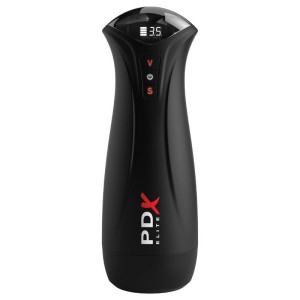 PDX ELITE - MASTURBATEUR MASCULIN TRANSPARENT FAP-GASM AVEC SUCCION INTERMITTENTE