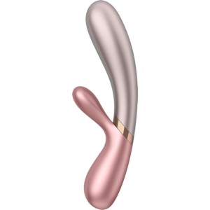 SATISFYER - VIBRATEUR HOT LOVER ROSE and BEIGE