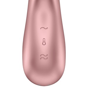 SATISFYER - VIBRATEUR HOT LOVER ROSE and BEIGE