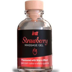 INTT MASSAGE and ORAL SEX - GEL DE MASSAGE EFFET CHAUD SAVEUR FRAISE