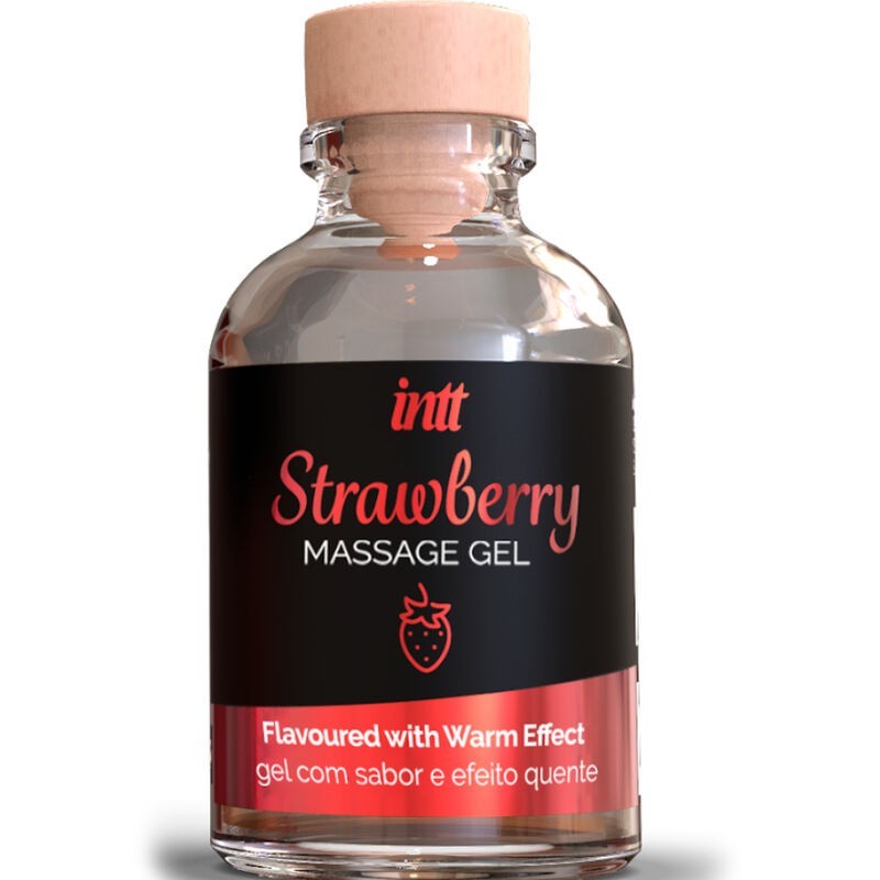 INTT MASSAGE and ORAL SEX - GEL DE MASSAGE EFFET CHAUD SAVEUR FRAISE
