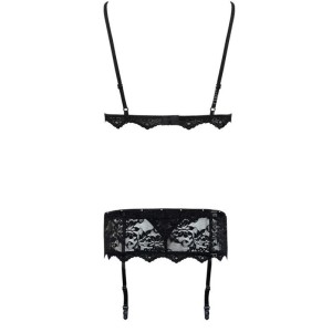 LIVCO CORSETTI FASHION - BELITA LC 90231 SOUTIEN-GORGE CULOTTE JARRETIÈRE NOIR S-M
