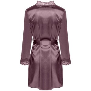 LIVCO CORSETTI FASHION - JACQUELINE LC 90249 ROBE DE CHAMBRE CHEMISE CULOTTE VIOLET S-M