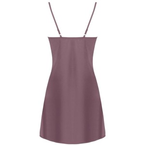 LIVCO CORSETTI FASHION - JACQUELINE LC 90249 ROBE DE CHAMBRE CHEMISE CULOTTE VIOLET S-M