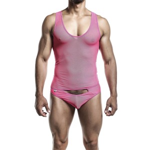 MOB - BODY TRANSPARENT ROSE TAILLE L-XL