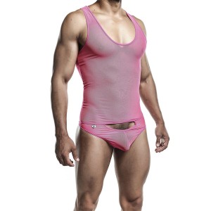 MOB - BODY TRANSPARENT ROSE TAILLE L-XL