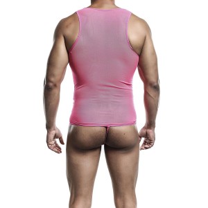 MOB - BODY TRANSPARENT ROSE TAILLE L-XL