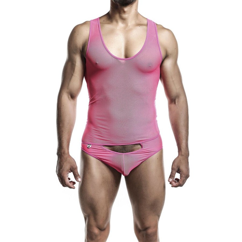 MOB - BODY TRANSPARENT ROSE TAILLE L-XL