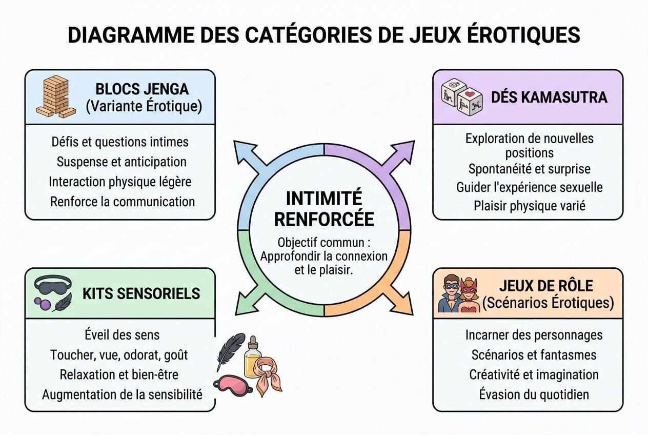 Catégories de jeux érotiques pour couples